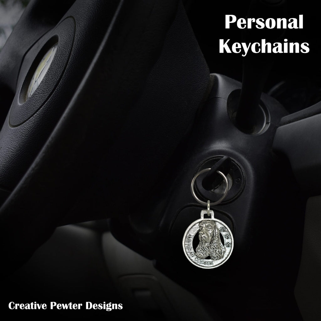 American Cocker Spaniel Keychain D008KC