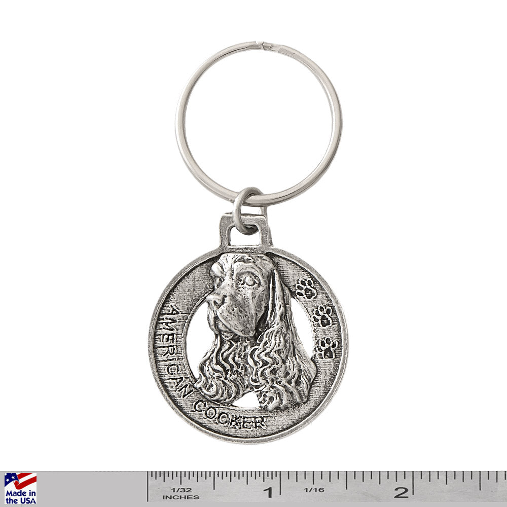 American Cocker Spaniel Keychain D008KC