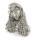 American Cocker Spaniel Dog Head Pin D008