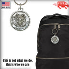 American Eskimo Dog Keychain D010KC