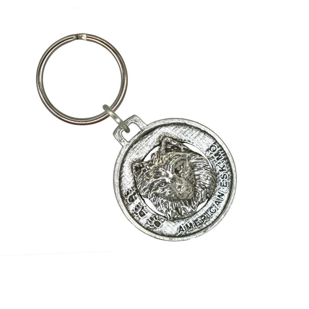 American Eskimo Dog Keychain D010KC
