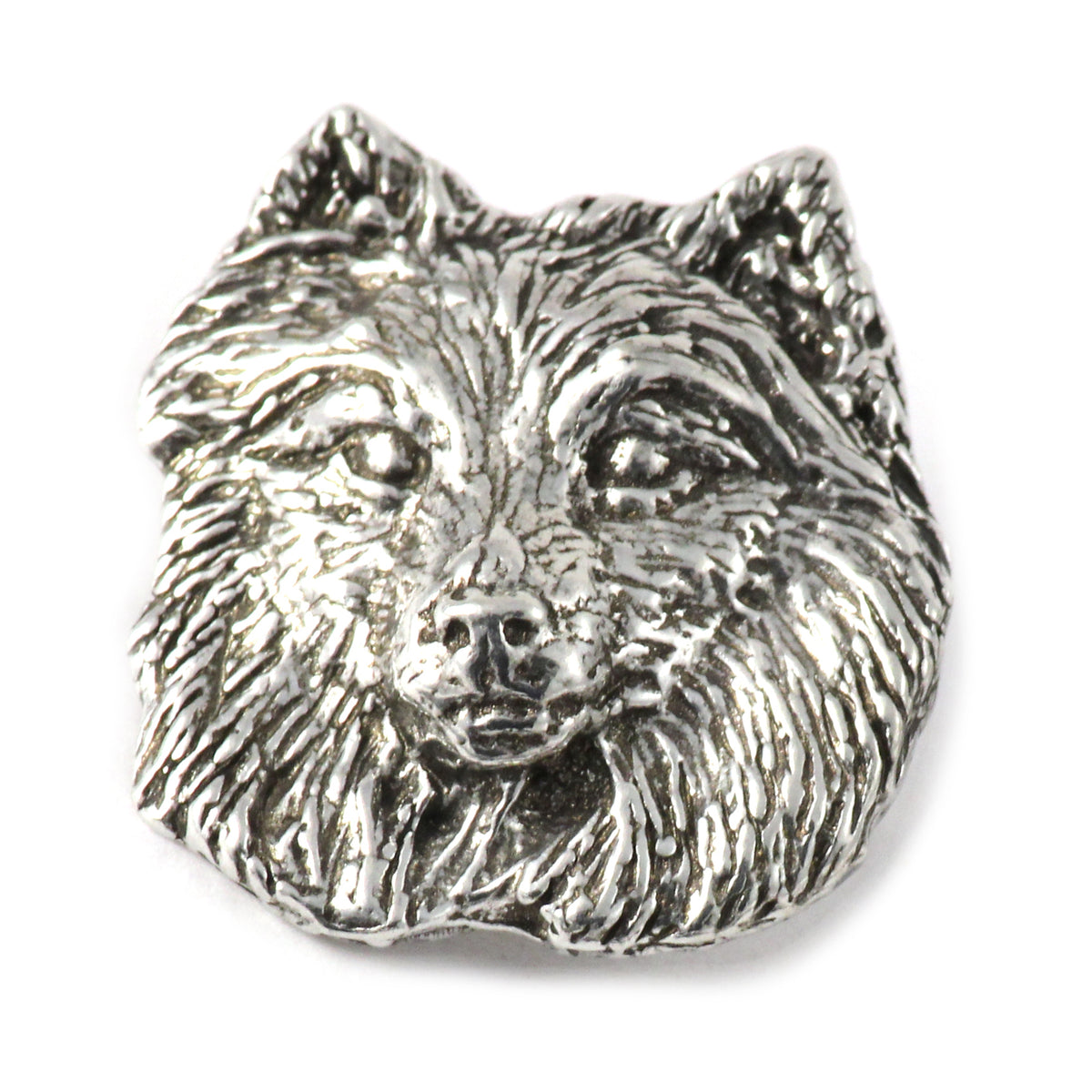 American Eskimo Dog Head Pin D010