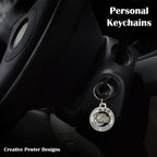 Amstaff Terrier Keychain D012KC