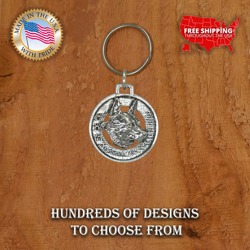 Australian Cattle Dog Keychain D014KC