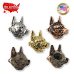 Australian Cattle Dog Head Pin D014