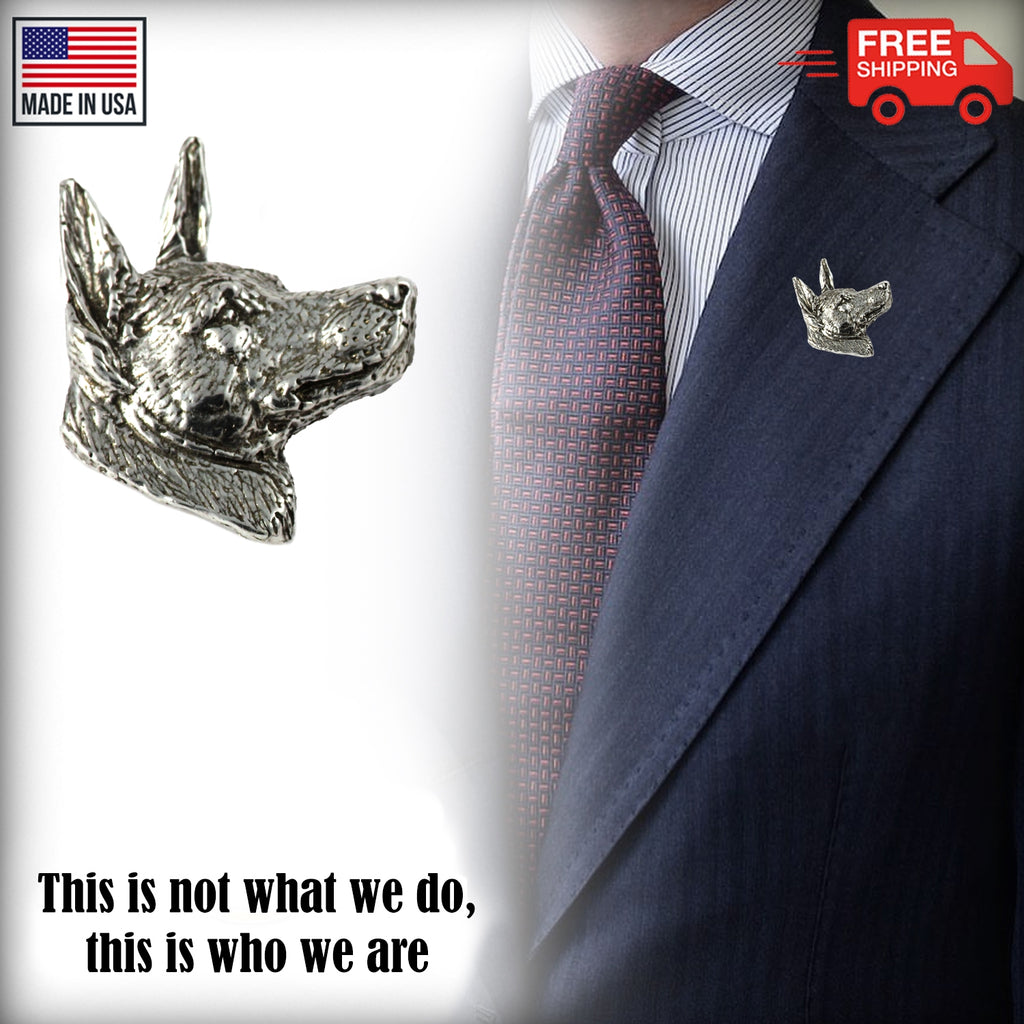 Basenji Dog Head Pin D018