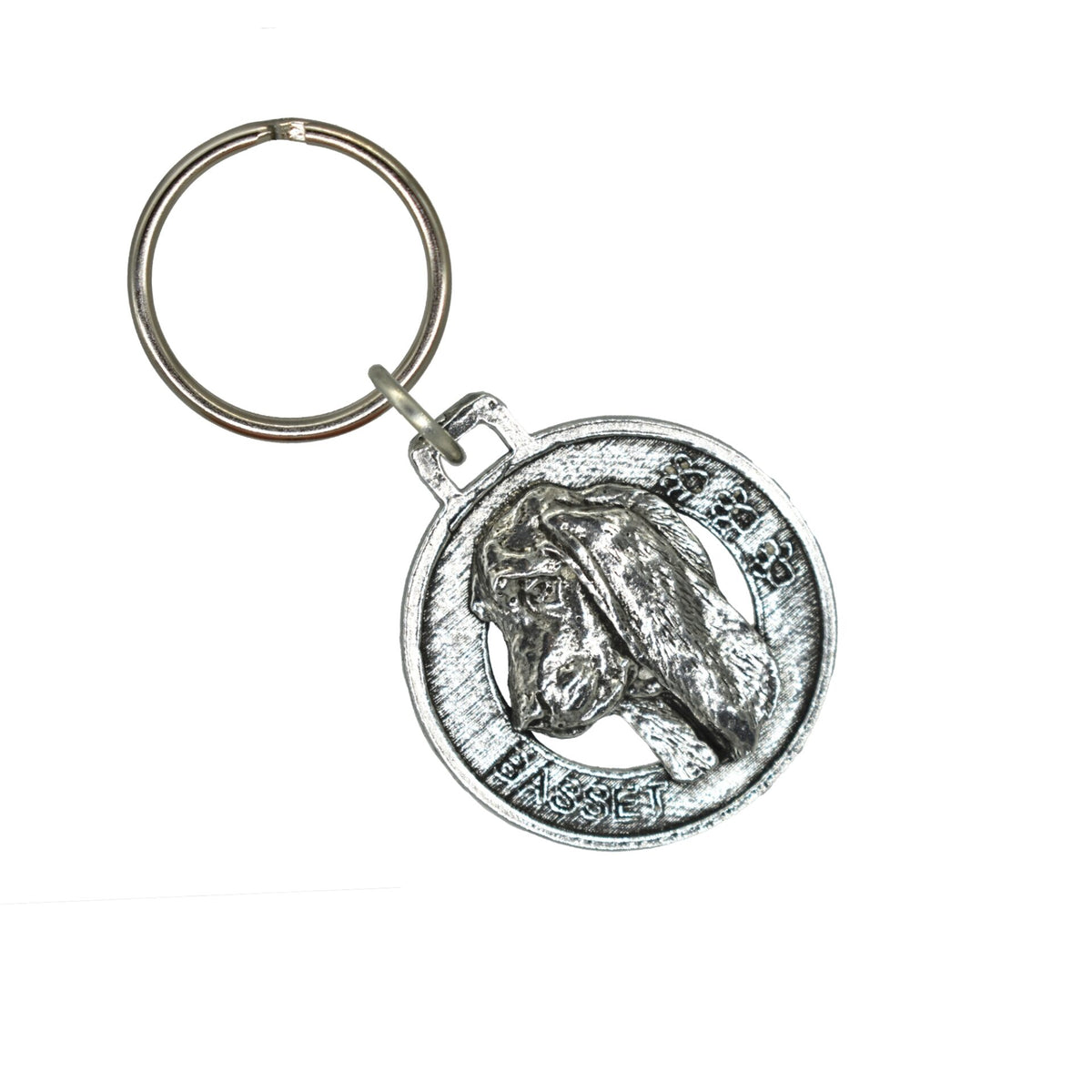 Basset Hound Keychain D020KC
