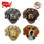 Beagle Dog Head Premium Pin D022PR