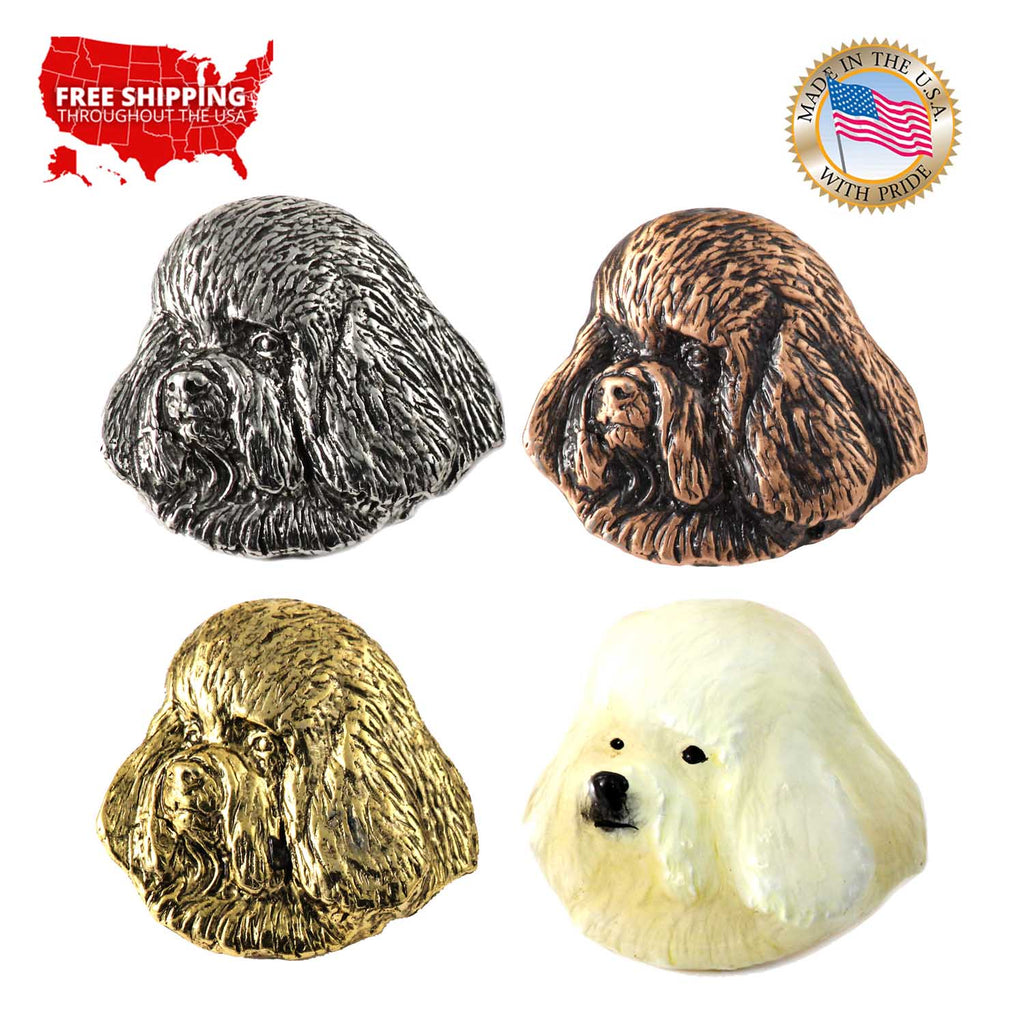 Bichon Frise Dog Head Pin D026