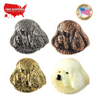 Bichon Frise Dog Head Pin D026