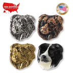 Border Collie Head Pin D030