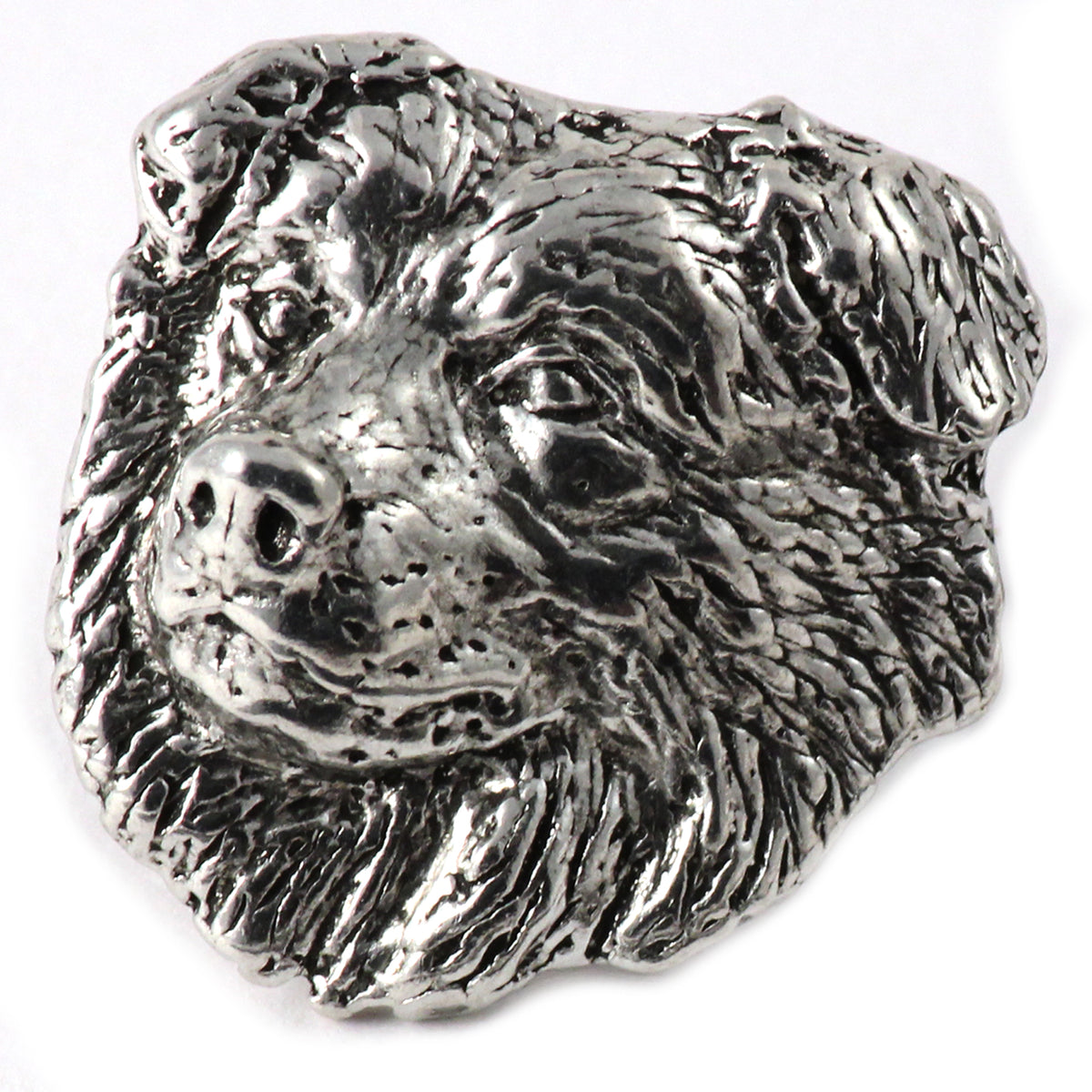 Border Collie Head Pin D030
