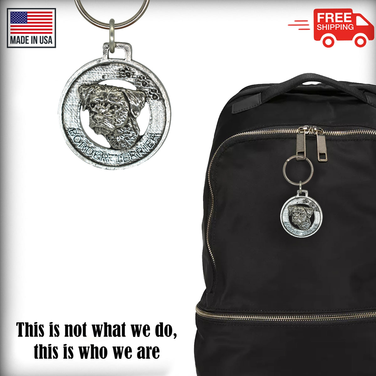 Border Terrier Keychain D032KC