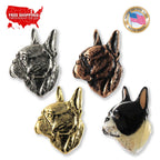 Boston Terrier Dog Head Pin D034