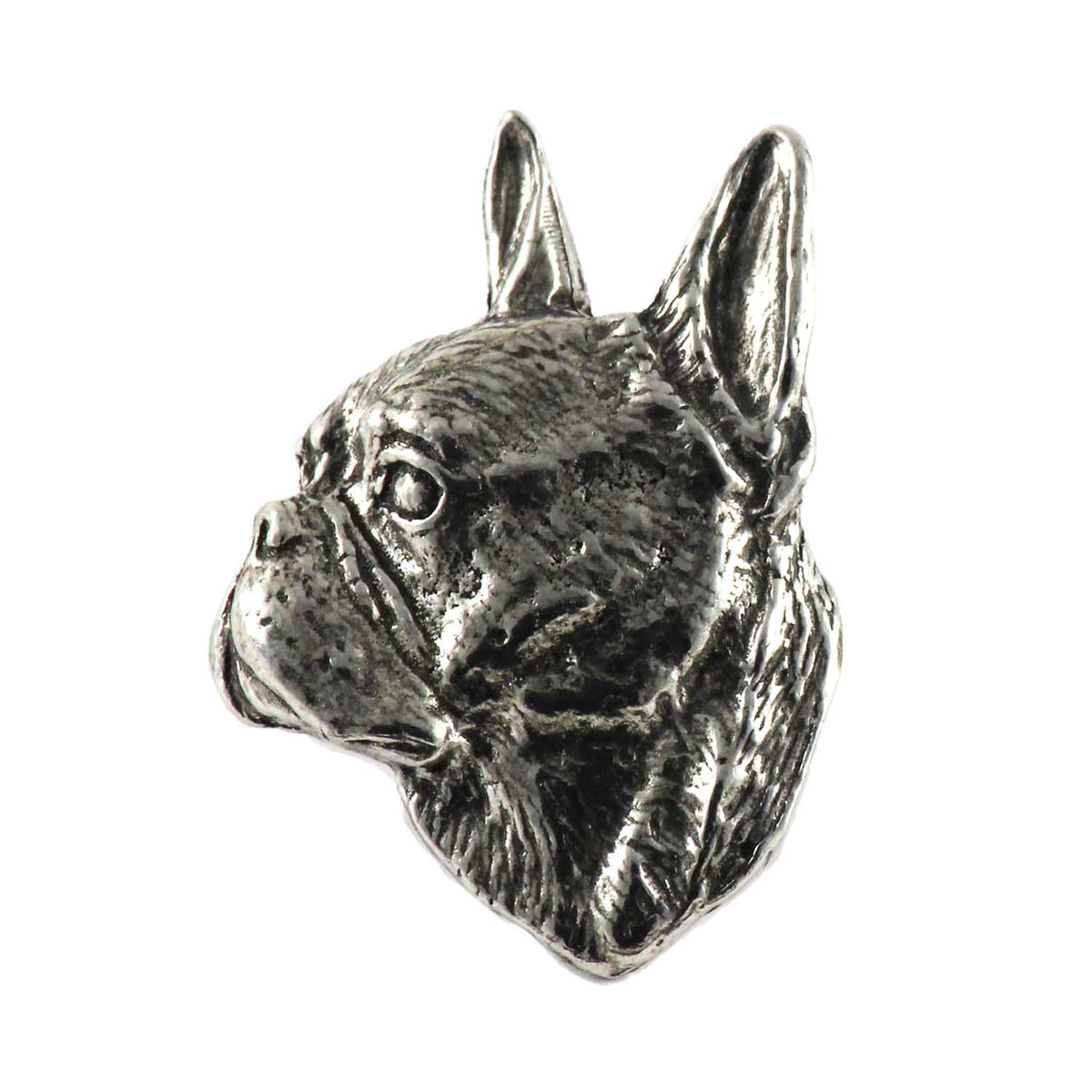 Boston Terrier Dog Head Pin D034
