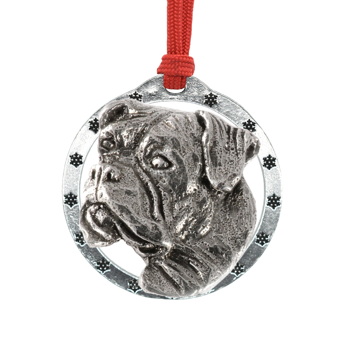 Boxer Christmas Ornament D036OR