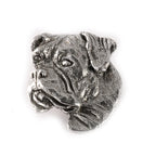 Boxer Dog Head Premium Pin D036PR