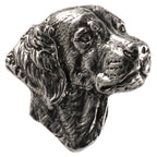 Brittany Dog Head Pin D038