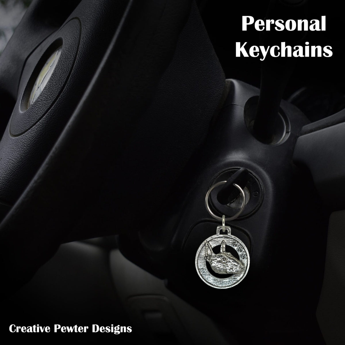 Bull Terrier Keychain D040KC