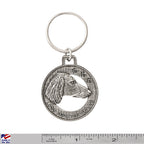 Long Hair Dachshund Keychain D066KC