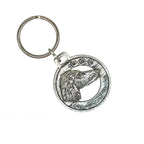 Long Hair Dachshund Keychain D066KC