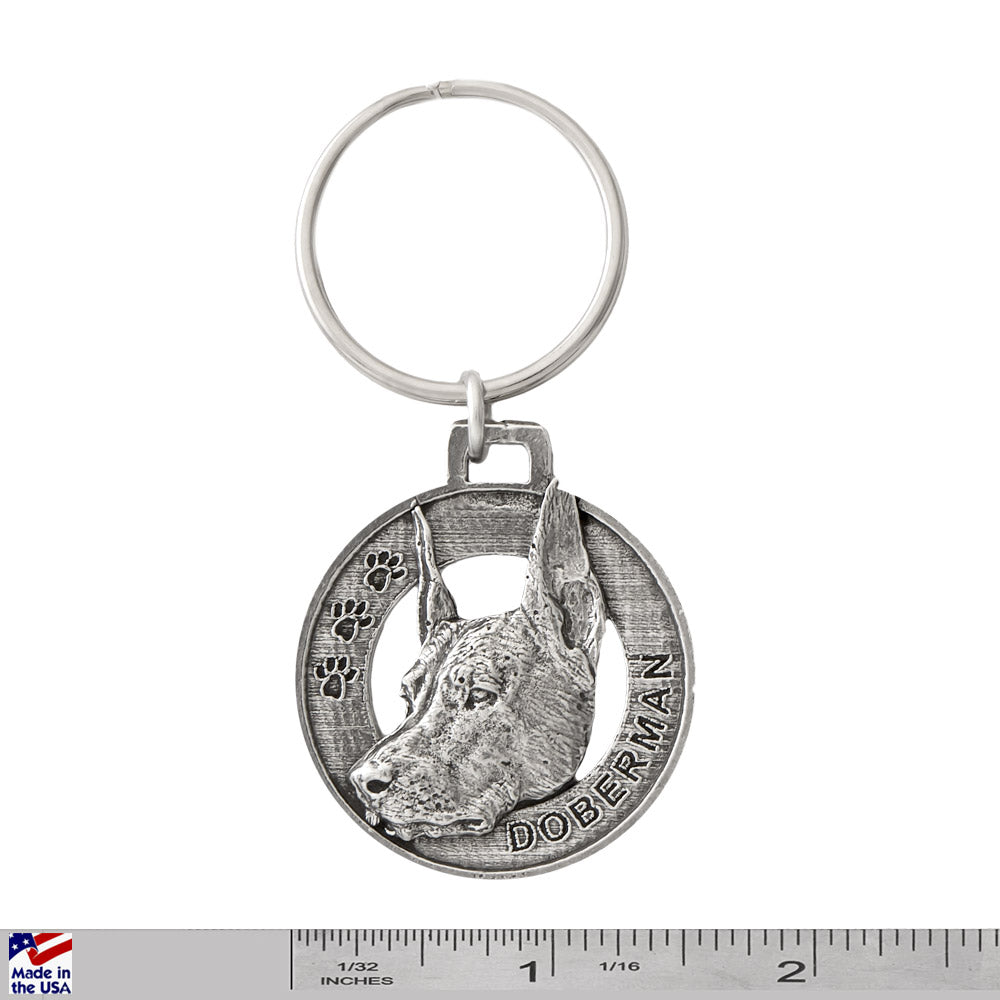 Doberman Keychain D070KC