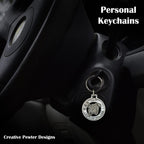 English Bulldog Keychain D072KC