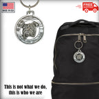 English Bulldog Keychain D072KC