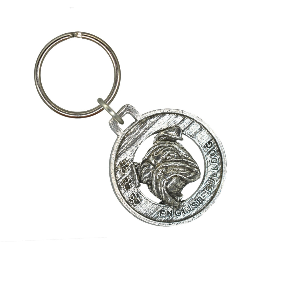 English Bulldog Keychain D072KC