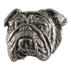 English Bulldog Head Pin D072