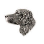 English Setter Dog Head Premium Pin D078PR