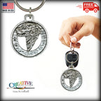 Flatcoated Retriever Keychain D080KC