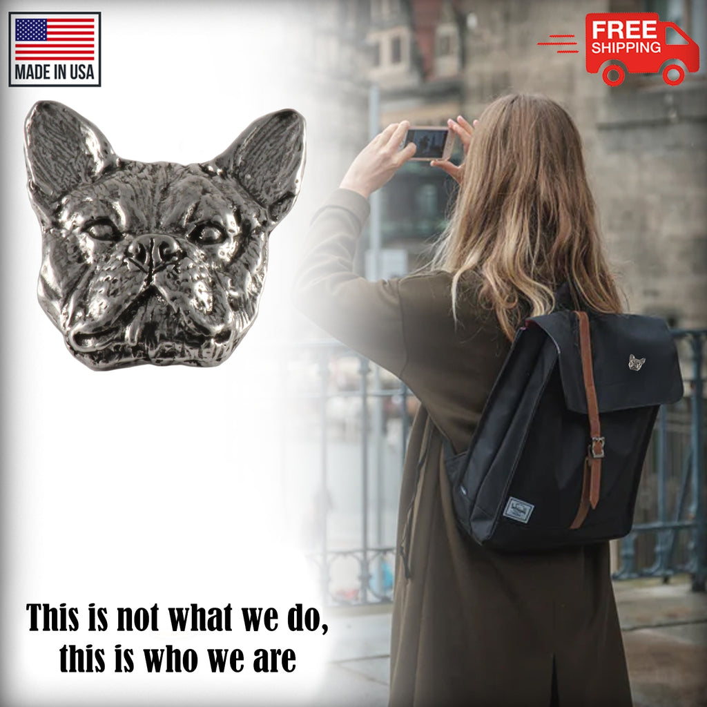 French Bulldog Head Pin D082