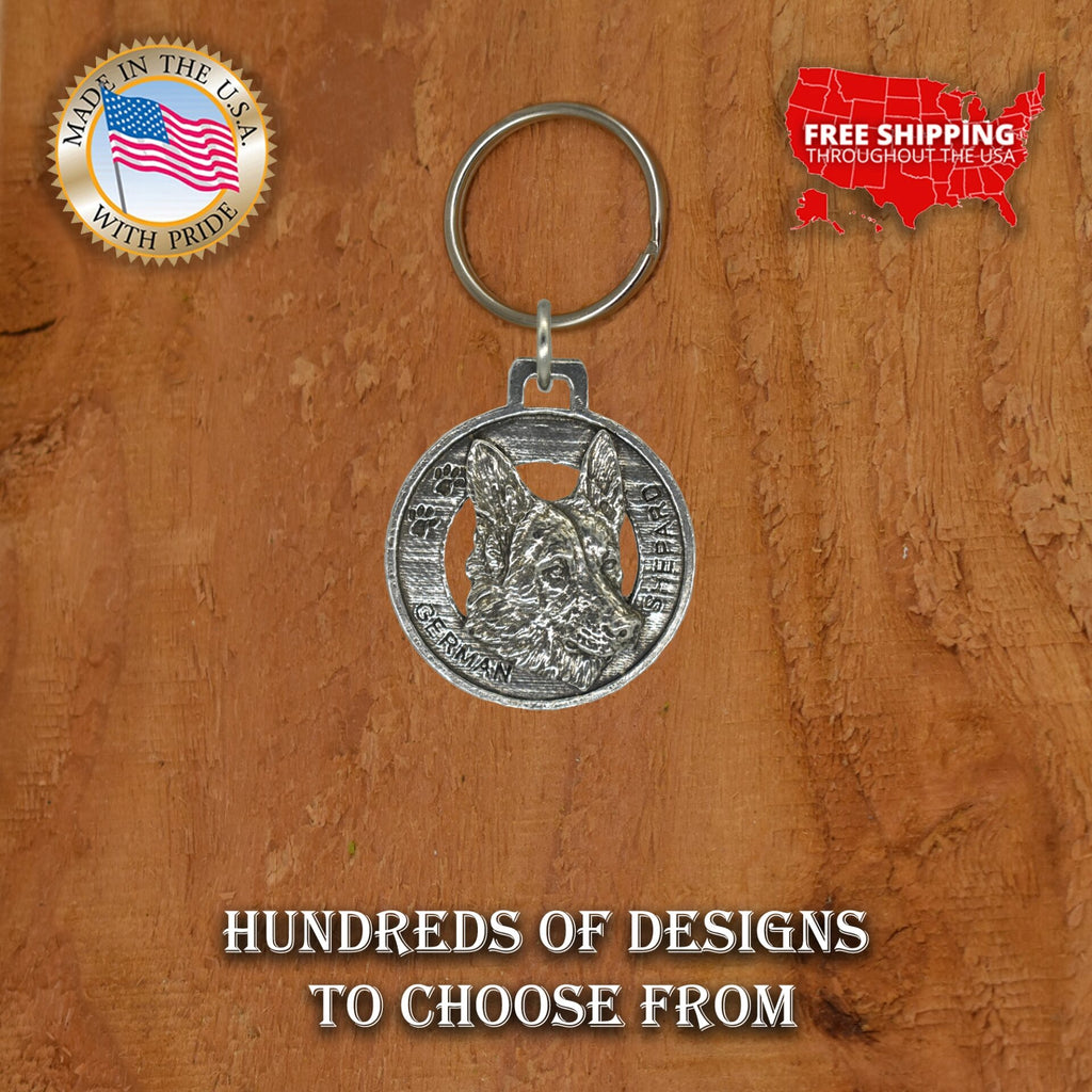 German Shepherd Keychain D084KC