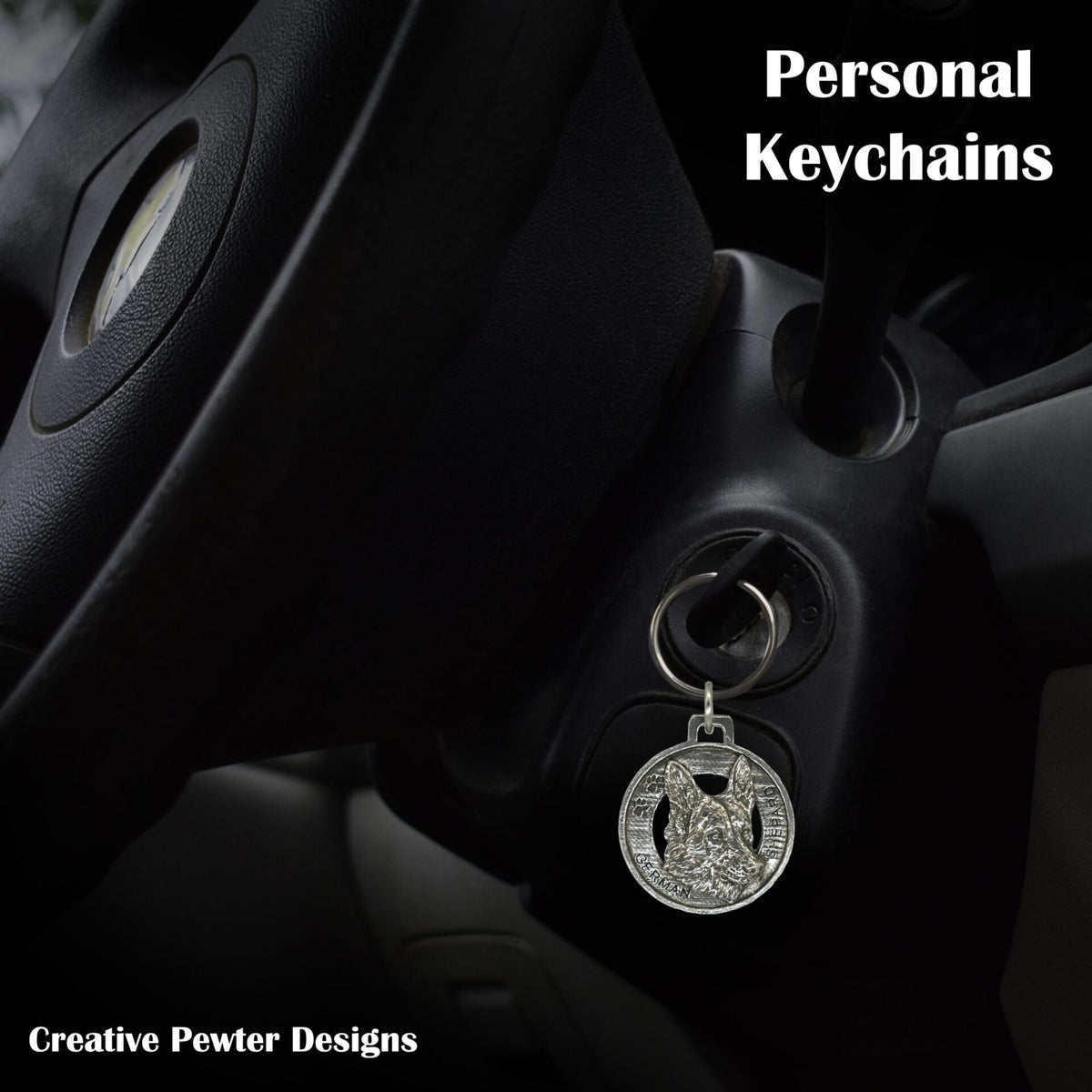 German Shepherd Keychain D084KC