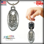 Tall German Shepherd Keychain D085KC