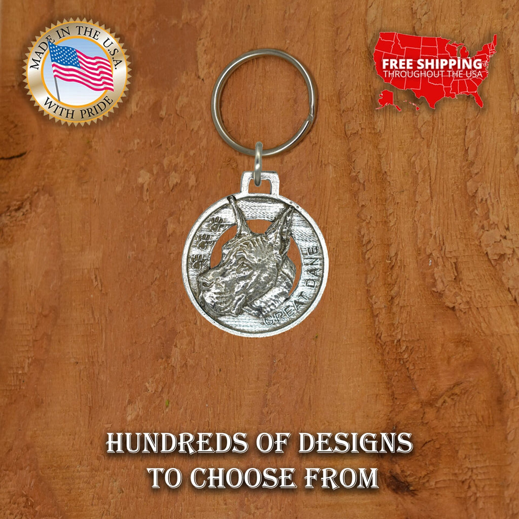 Great Dane Keychain D094KC