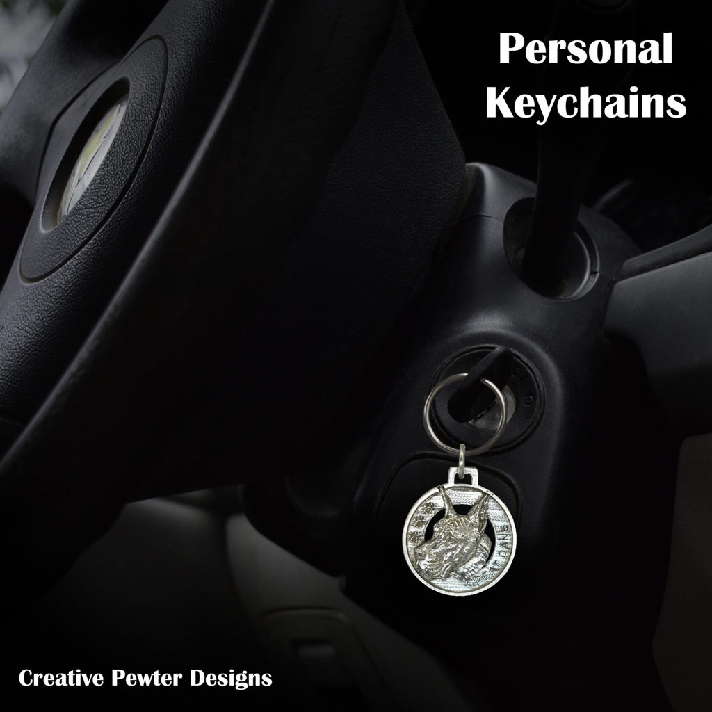 Great Dane Keychain D094KC