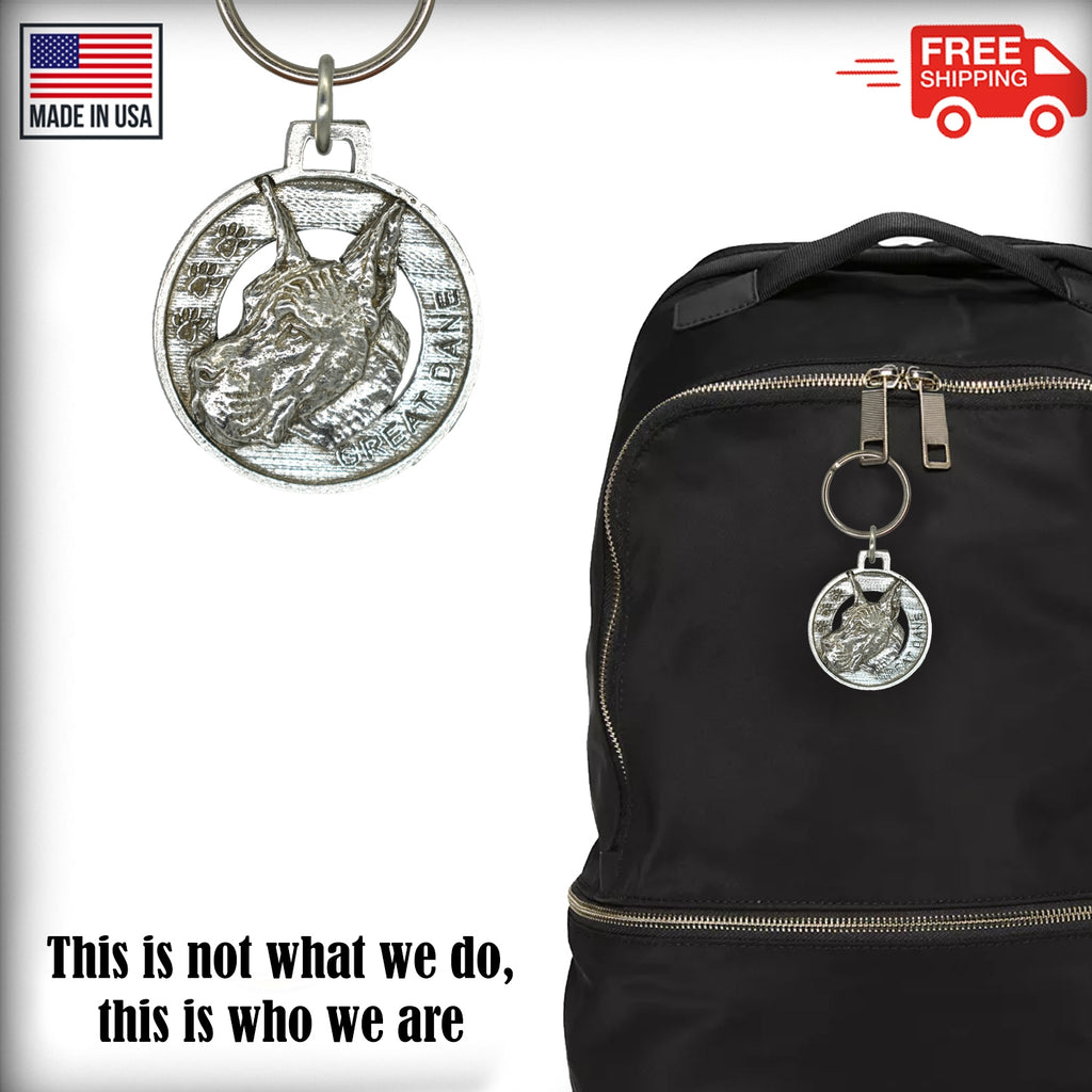 Great Dane Keychain D094KC