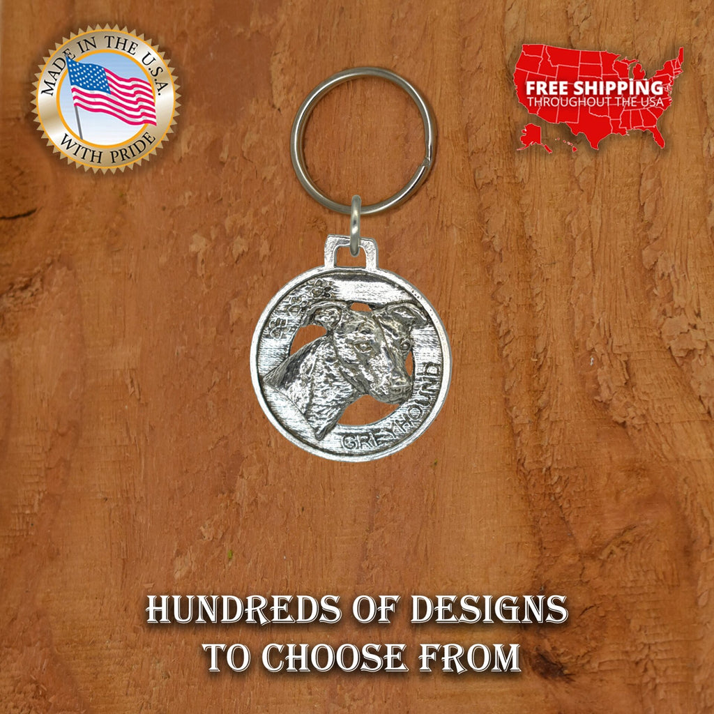 Greyhound Keychain D096KC