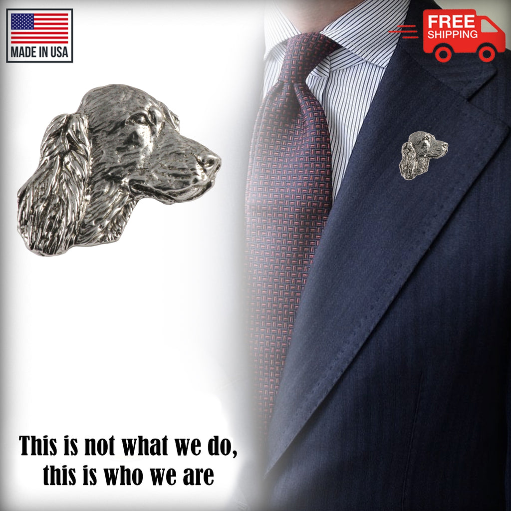Irish Setter Dog Head Pin D100