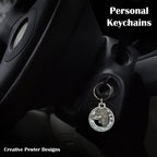 Irish Water Spaniel Keychain D102KC