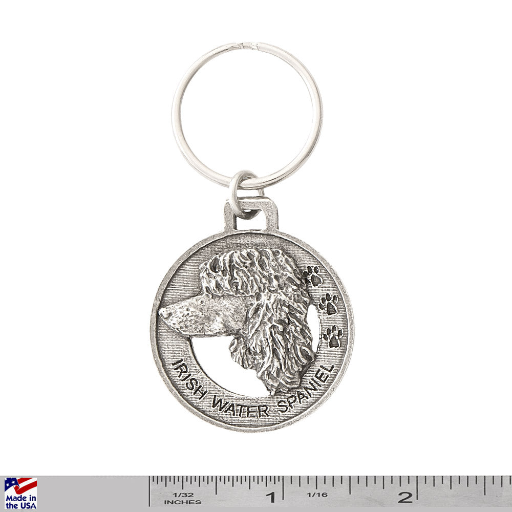Irish Water Spaniel Keychain D102KC