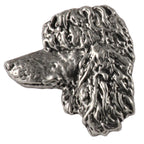 Irish Water Spaniel Dog Head Pin D102