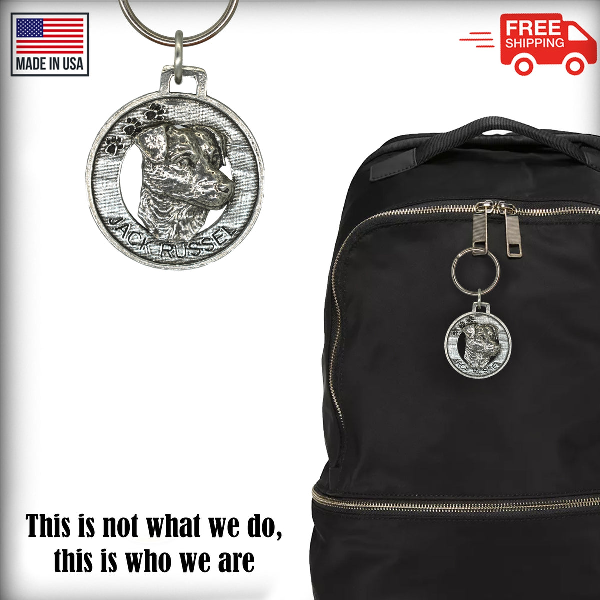 Jack Russel Terrier Keychain D106KC