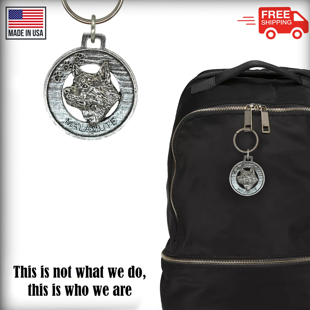 Malamute Keychain D118KC