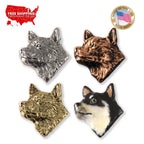 Malamute Dog Head Pin D118