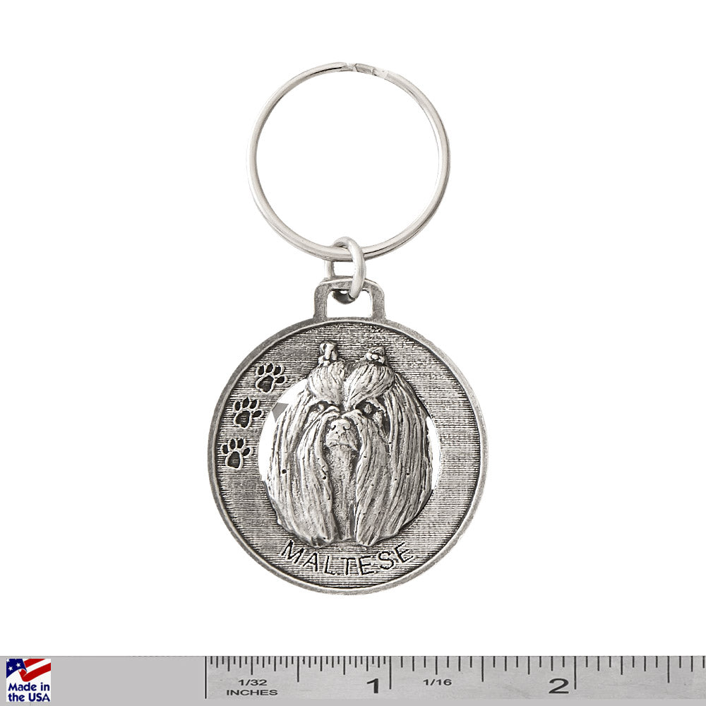 Maltese Keychain D120KC