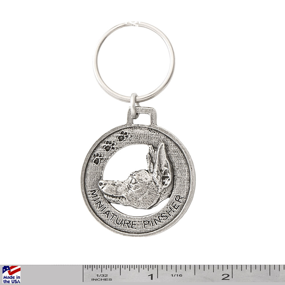 Miniature Pinscher Keychain D124KC