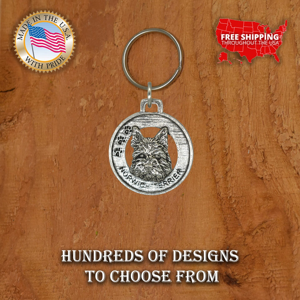 Norwich Terrier Keychain D128KC